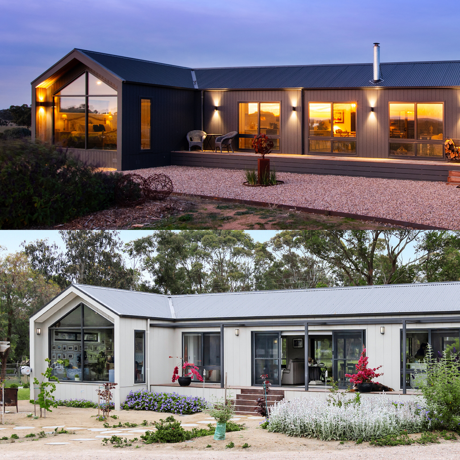 Light vs Dark Cladding on Modular Home Exterior